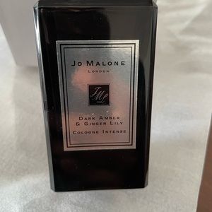 NWOB Jo Malone 3.4oz Dark Amber & Ginger Lily Cologne Intense Spray. Final Sale.